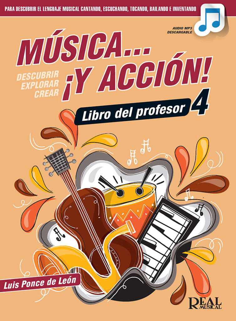 Música... ¡Y acción! 4 (Libro del profesor) : Audio mp3 descargable