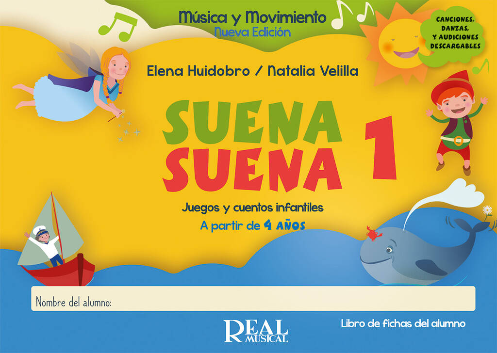 Suena suena 4 años - Libro del alumno : canciones y audiciones online