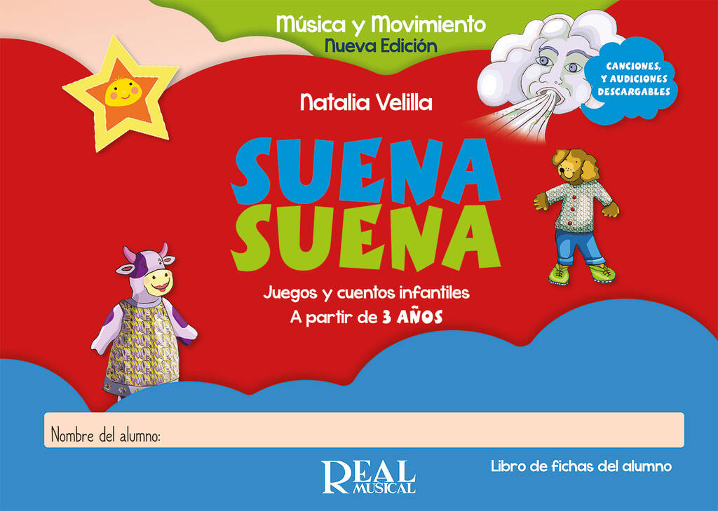 Suena suena 3 años - Libro del alumno : canciones y audiciones online