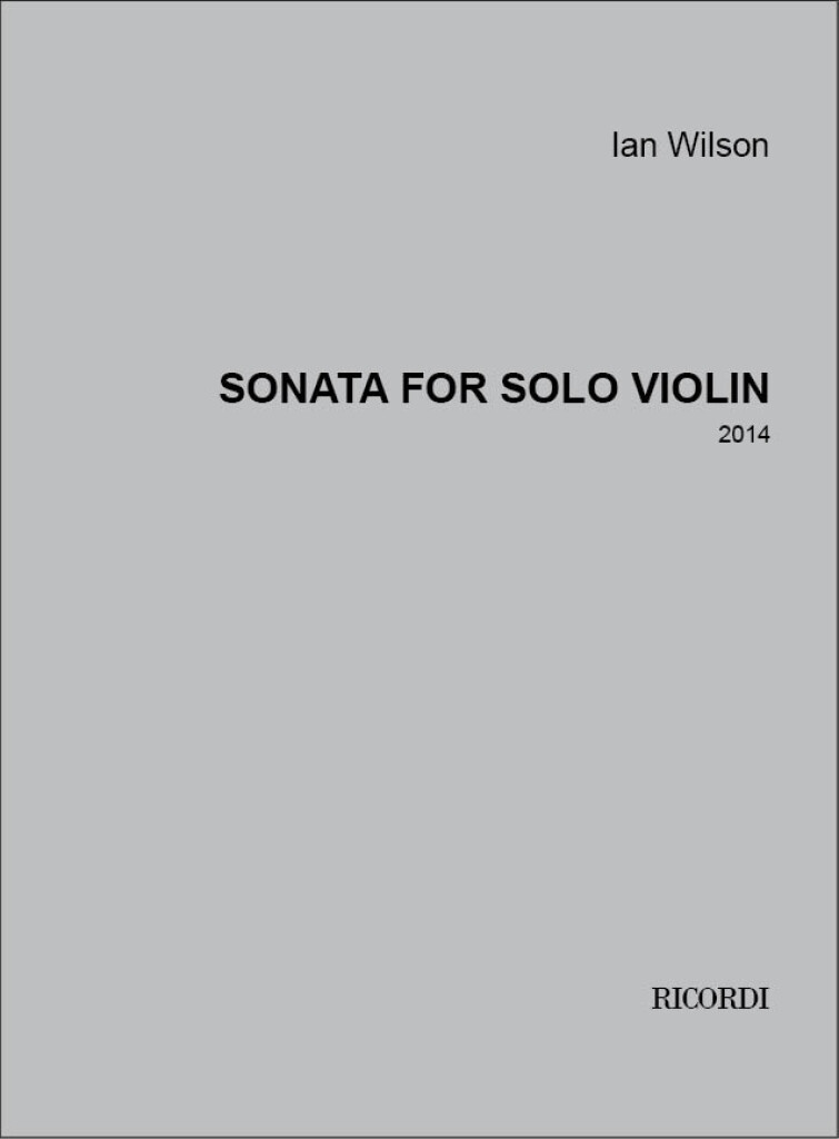 Sonata for Solo Violin