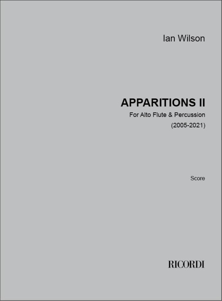 Apparitions II : For Alto Flute & Percussion