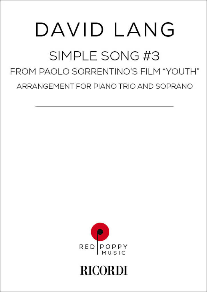 Simple Song #3 : From Paolo Sorrentino's Film "Youth"