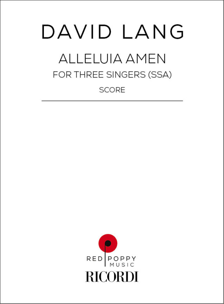 Alleluia Amen : for three singers (SSA)