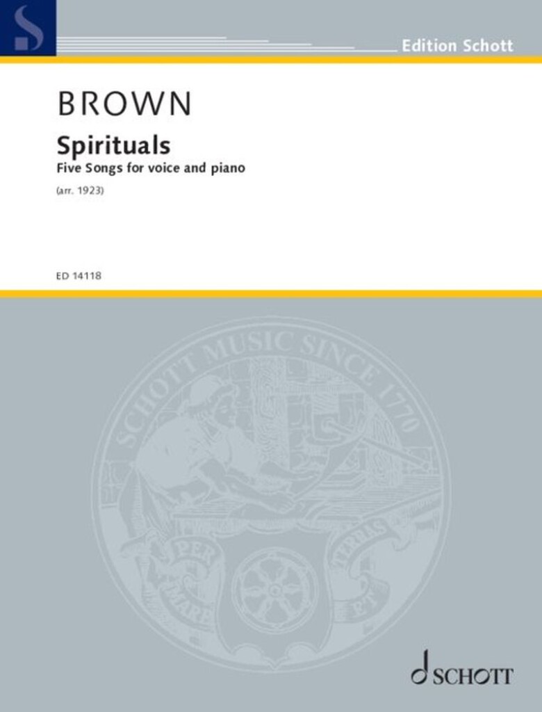 Spirituals : Five Songs