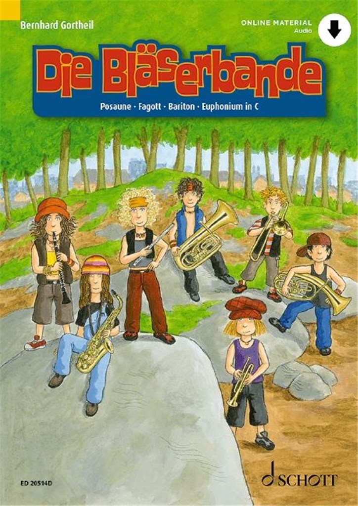 Die Bläserbande : Schule für den Klassen- und Gruppenunterricht mit Holz- und Blechbläsern