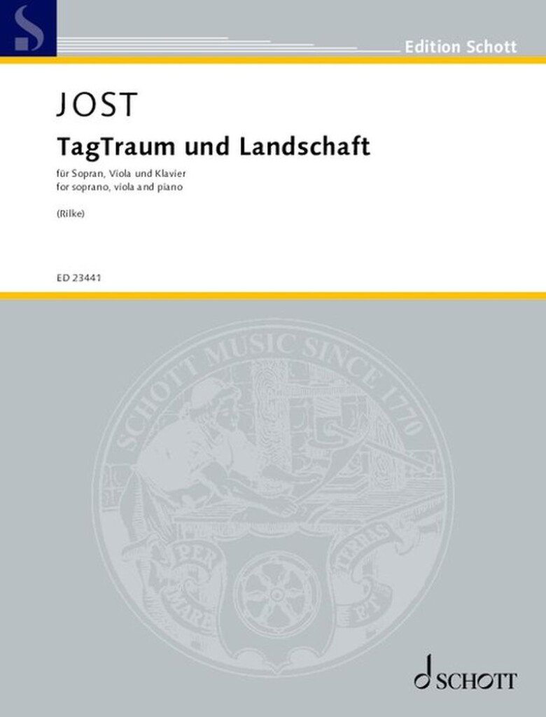 TagTraum und Landschaft : Zwei Lieder auf Gedichte von Rainer Maria Rilke