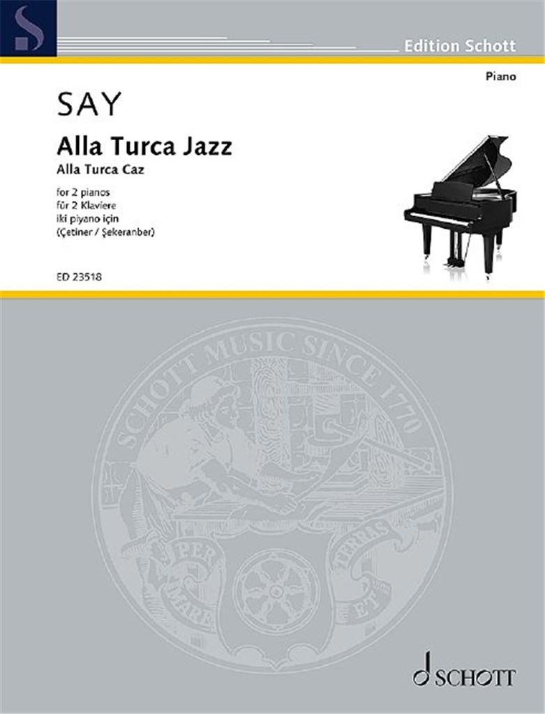 Alla Turca Jazz op. 5b : Fantasie über das Rondo aus der Klaviersonate in A-Dur KV 331 von Wolfgang Amadeus Mozart