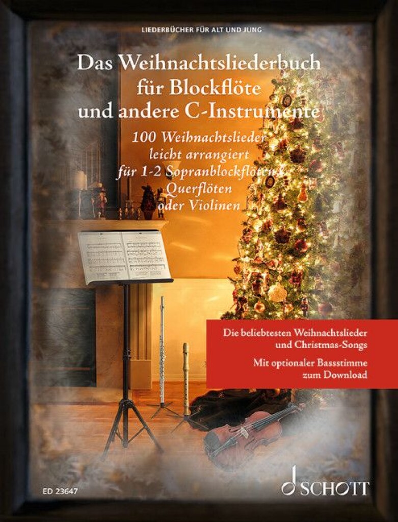 Das Weihnachtsliederbuch : 100 Weihnachtslieder und Christmas-Hits leicht bearbeitet