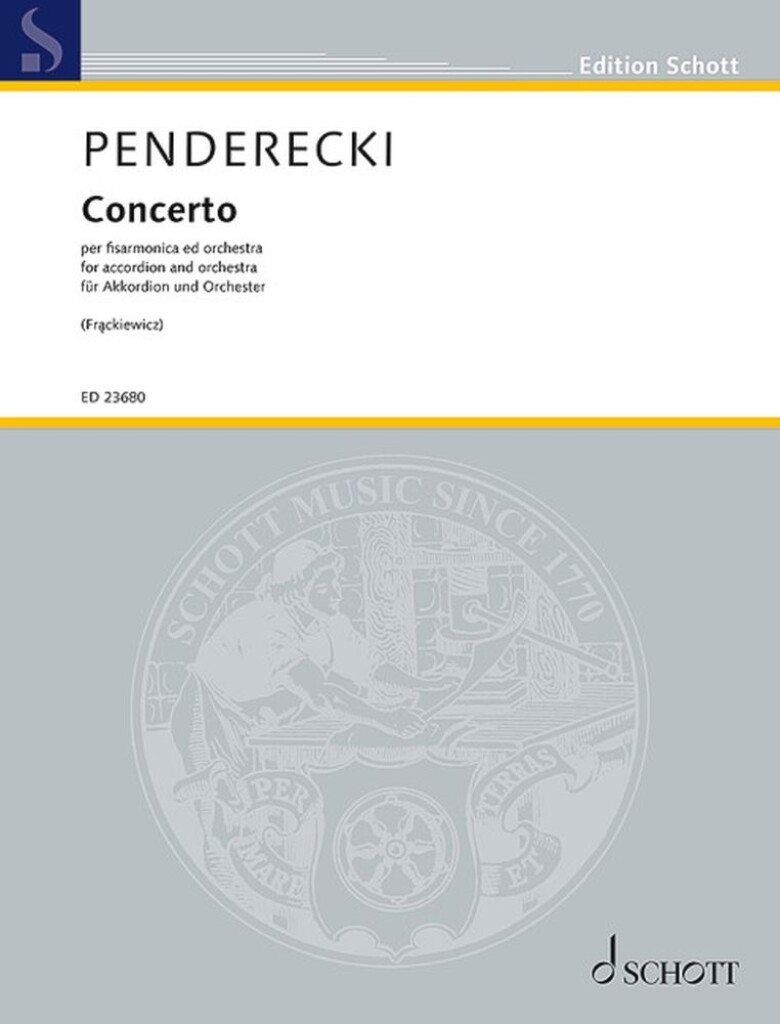 Concerto : For Accordion and Orchestra