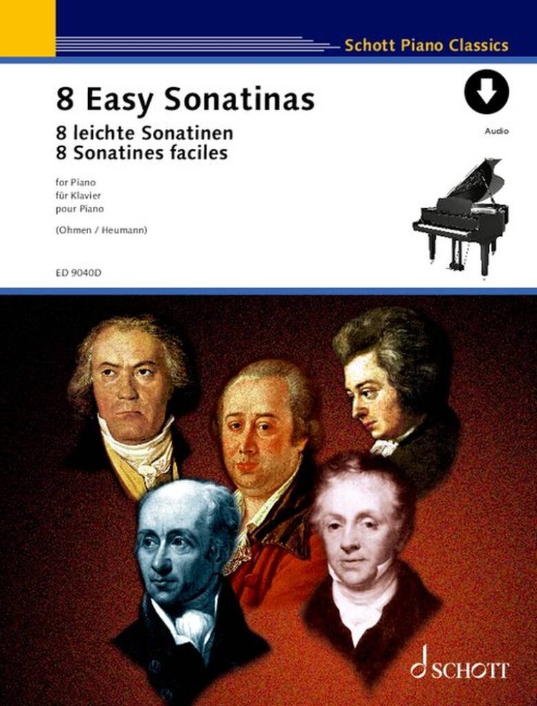 8 leichte Sonatinen : von Clementi bis Beethoven