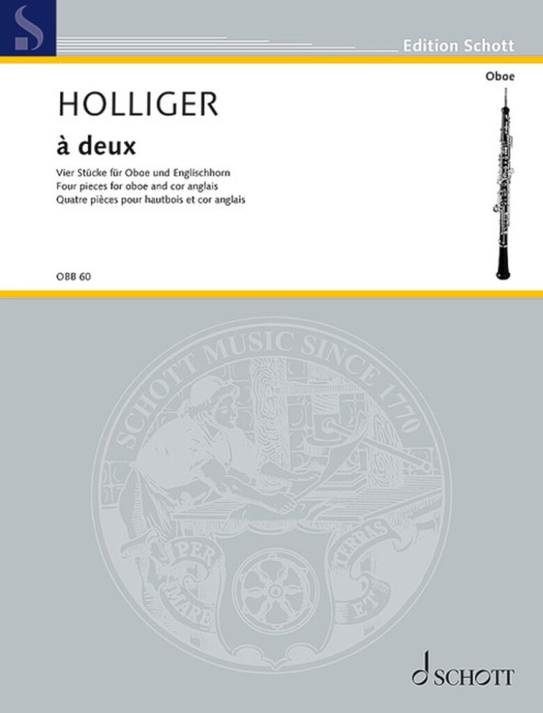 á deux : Vier Stücke für Oboe und Englischhorn