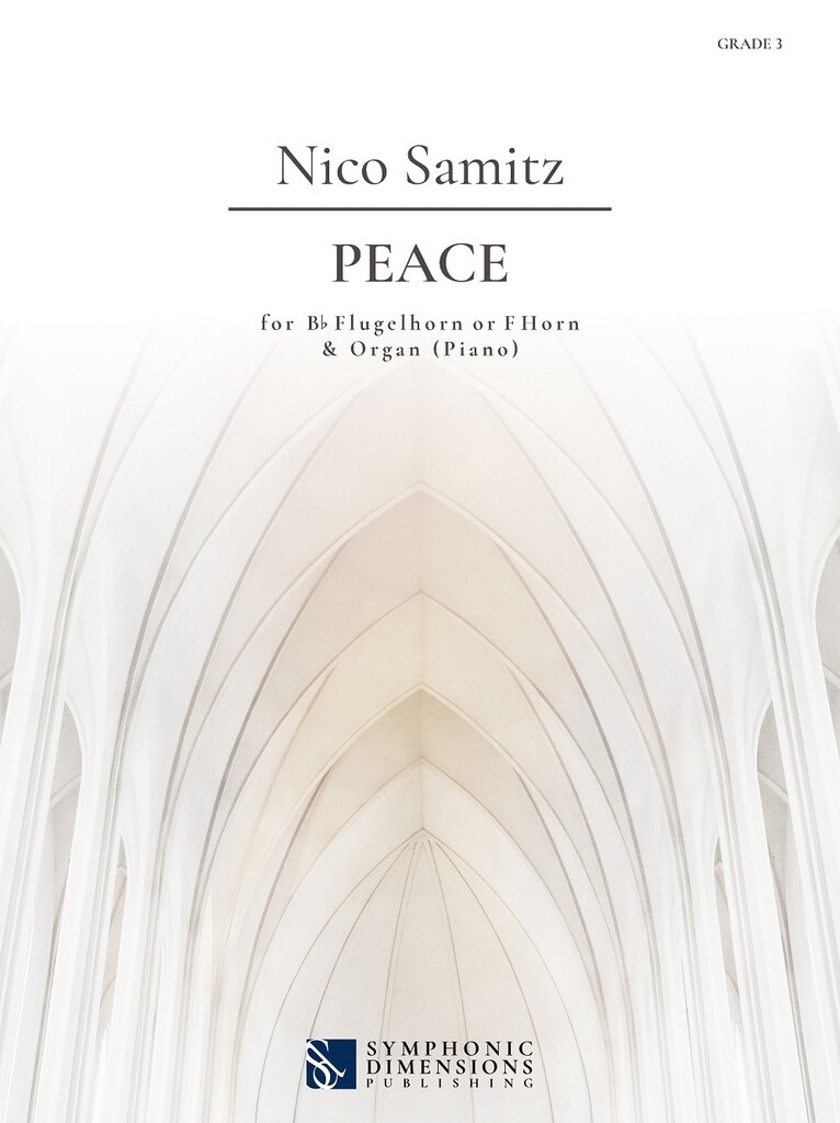Peace : for Bb Flugel Horn or F Horn & Organ (Piano)