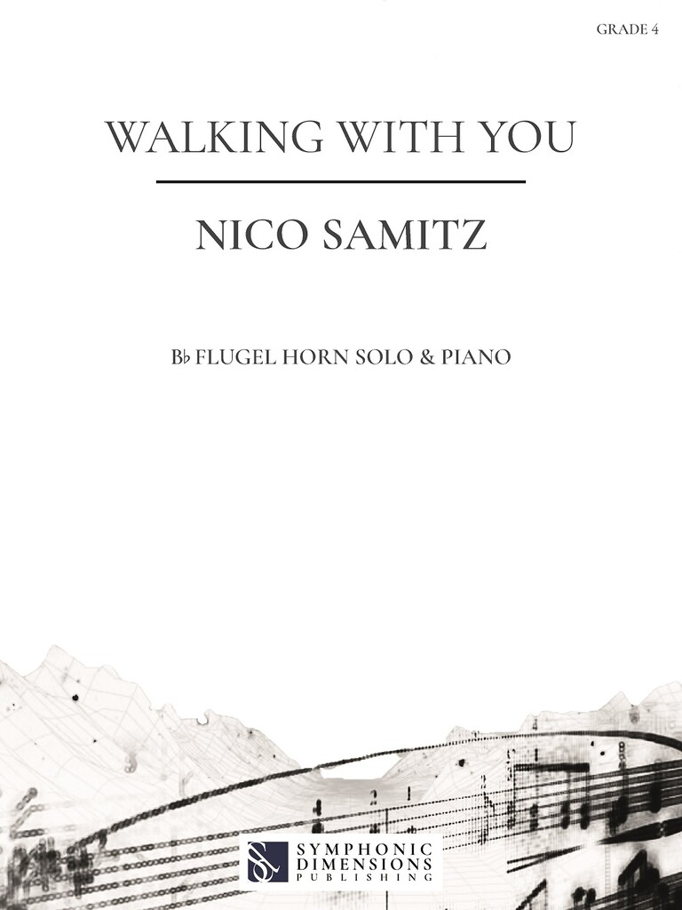 Walking with you : for Bb Flugel Horn Solo & Piano