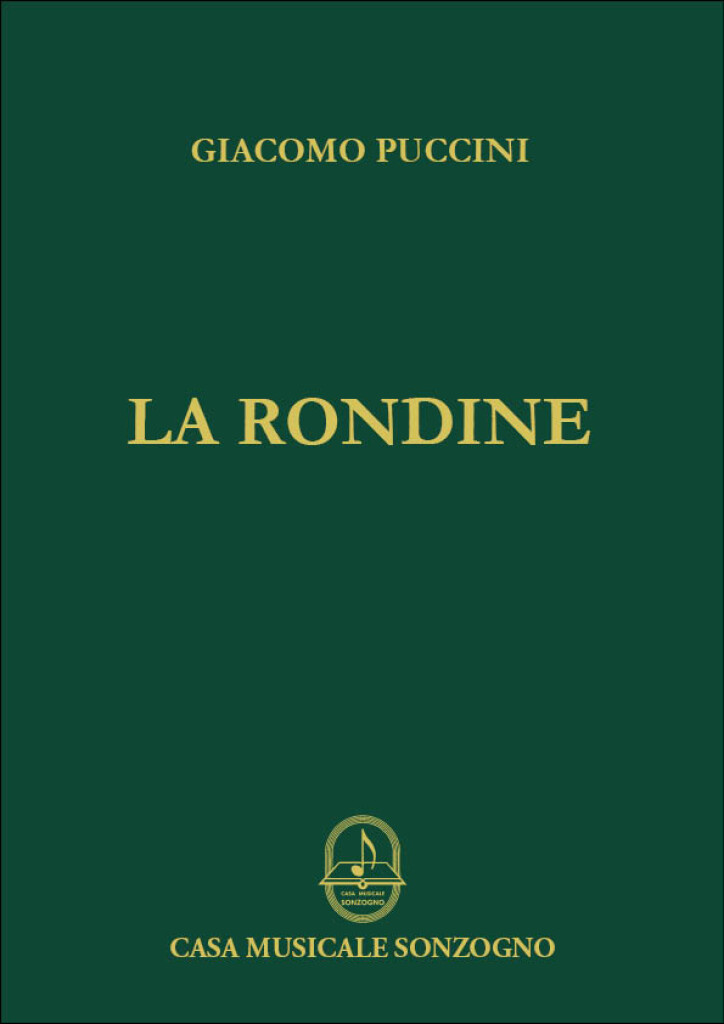 Rondine Opera Completa : Canto e piano