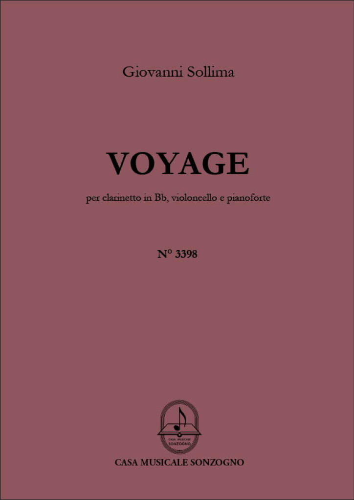 Voyage : per clarinetto in Sib, violoncello e pianoforte