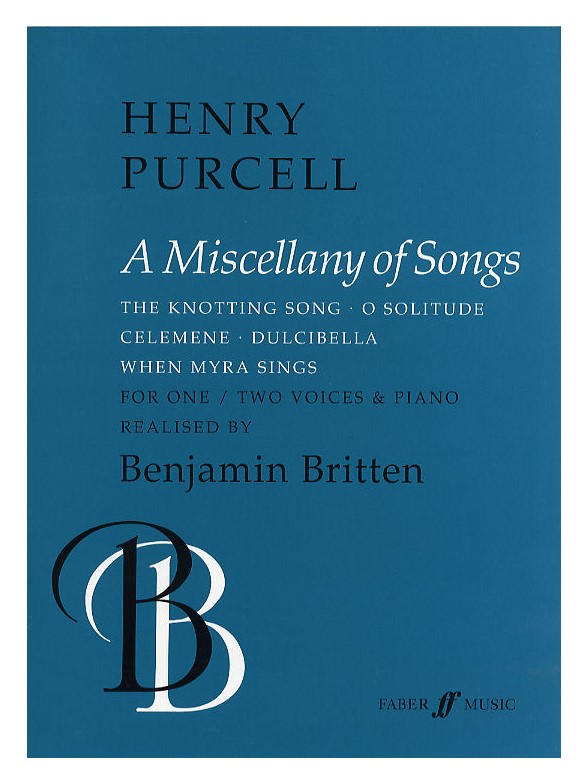 Henry Purcell: Miscellany Of Songs (Voices And Piano)