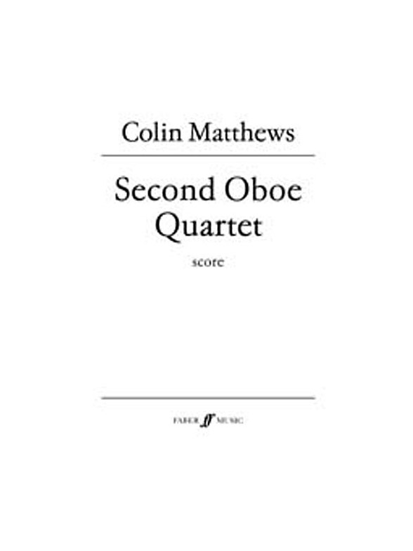 Oboe Quartet No.2 (Score)