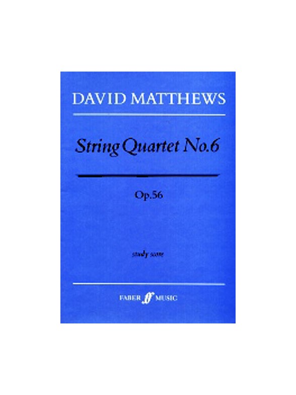 String Quartet No.6 (Score)