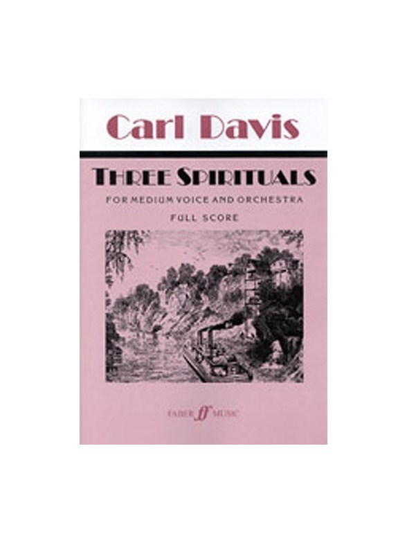 Carl Davis: Three Spirituals For Medium Voice And Orchestra - Full Score