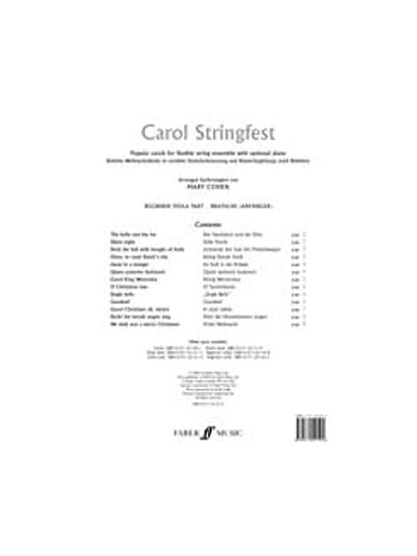 Carol Stringfest (Beginner Viola Part)