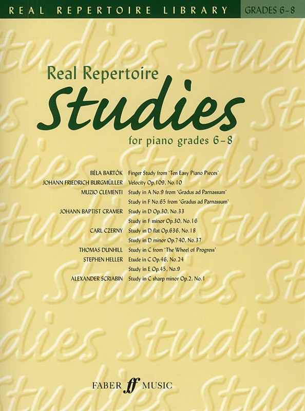 Real Repertoire Studies For Piano Grades 6 - 8