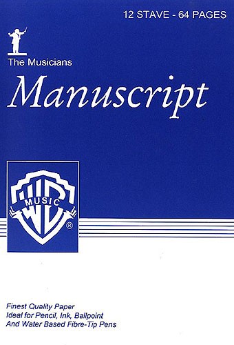 Faber Music Manuscript Paper: 12-Stave - 64 Pages - A4 - White (Spiral Bound)
