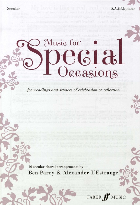 Music For Special Occasions - For Weddings And Services Of Celebration Or Reflection - Secular