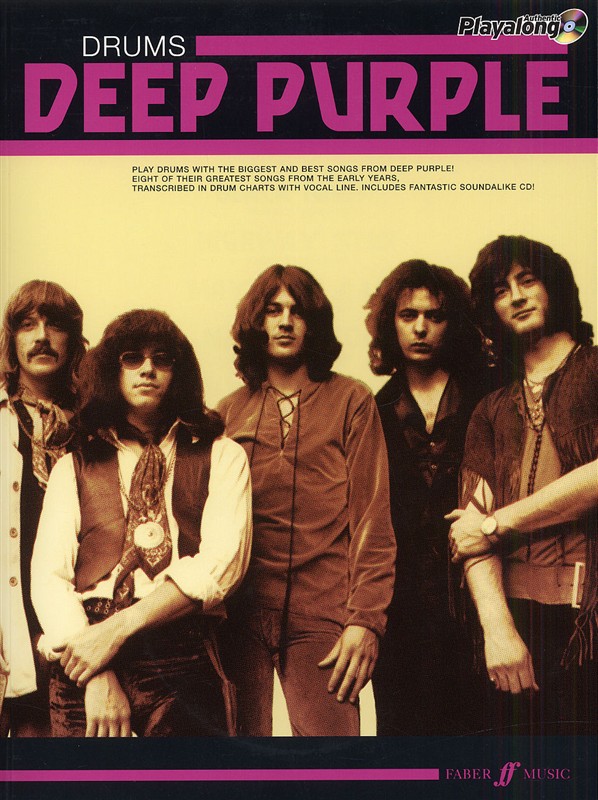 Authentic Playalong: Deep Purple (Drums) - Drums - Stepnote Aps