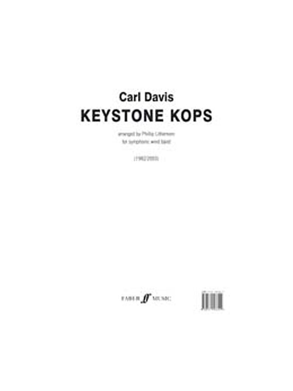Keystone Kops. Wind Band (Score)