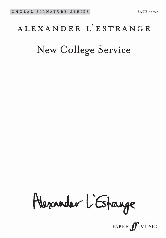 Arr. Alexander L'Estrange: New College Service (Upper Voices)