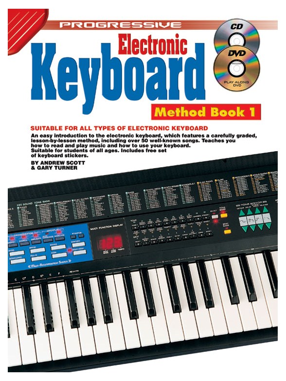 Progressive Keyboard Method: Book 1 (Book/CD/DVD)