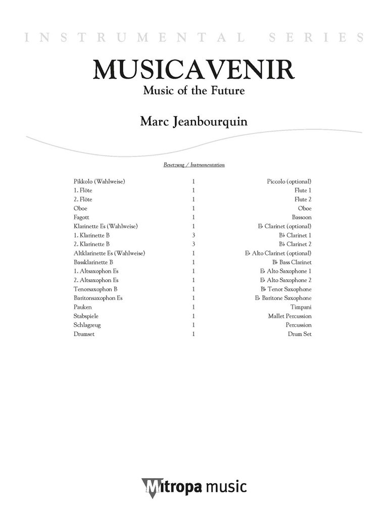 Musicavenir : Music of the Future