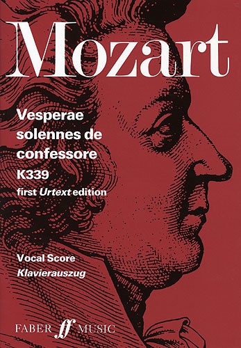 W.A. Mozart: Vesperae Solennes De Confessore K.339 - Vocal Score (Faber Urtext Edition)