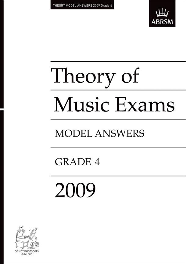 ABRSM Theory Of Music Exams 2009: Model Answers - Grade 4