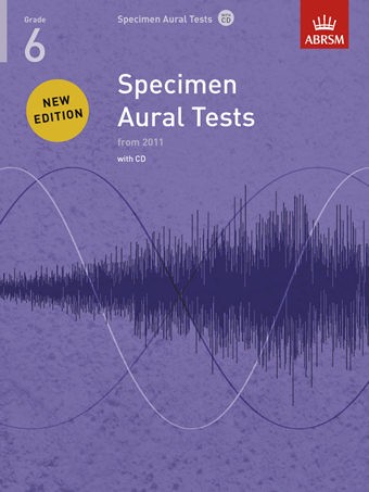ABRSM Specimen Aural Tests - Grade 6 (2011+) Book/CD