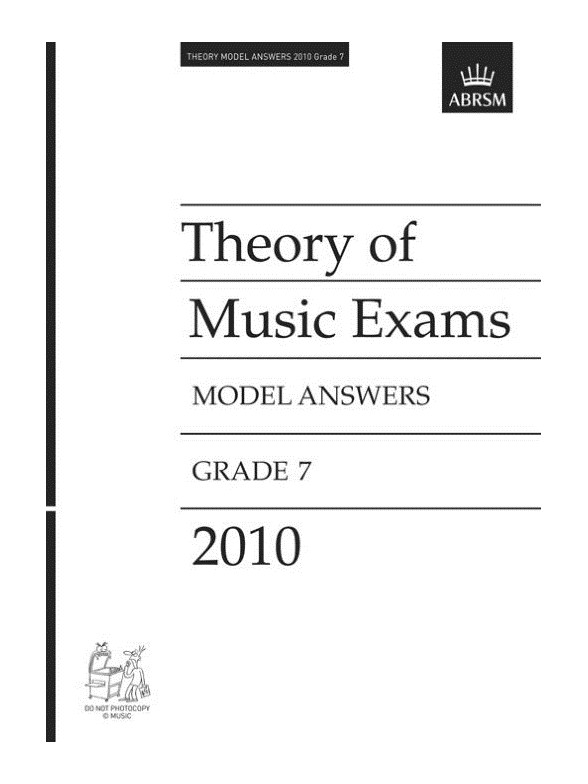 ABRSM Theory Of Music Exams 2010: Model Answers - Grade 7