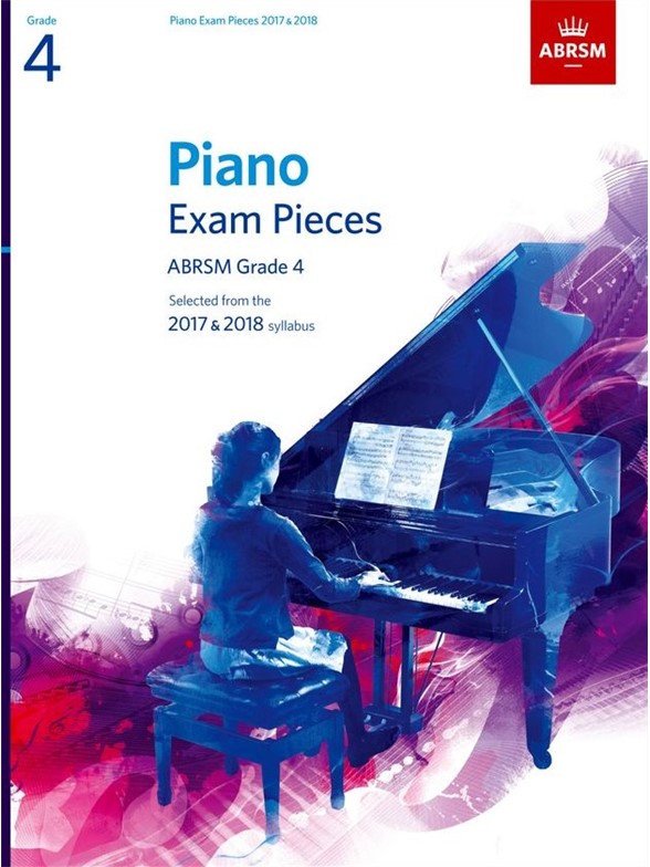 ABRSM Piano Exam Pieces: 2017-2018 (Grade 4) - Book Only