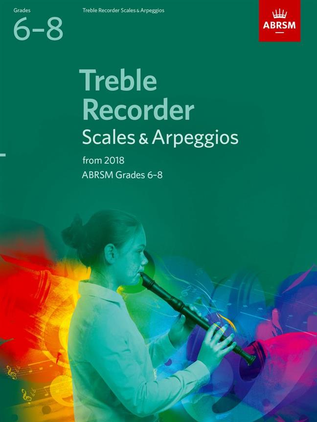 ABRSM: Treble Recorder Scales & Arpeggios, ABRSM Grades 6–8