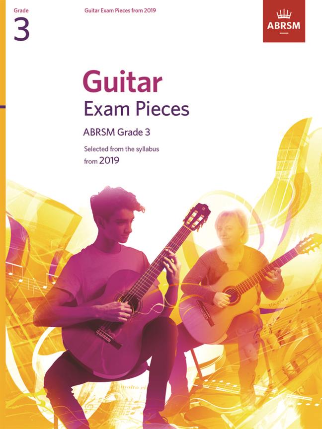ABRSM: Guitar Exam Pieces From 2019 - Grade 3 (Book)