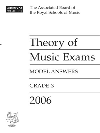 ABRSM Theory Of Music Examinations: Model Answers - Grade 3 (2006)