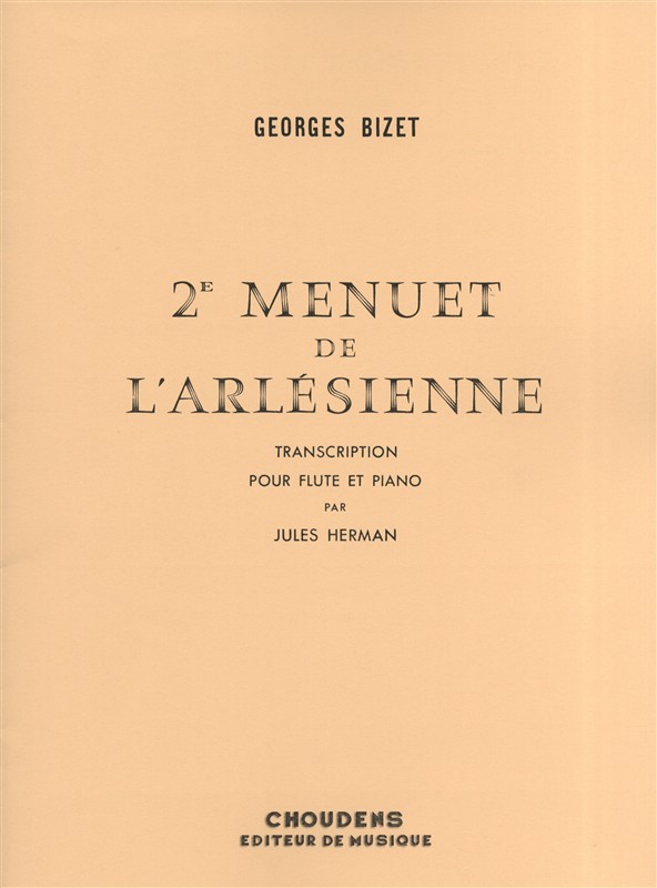 Georges Bizet: Menuet De L'Arlesienne No.2 (Flute/Piano)