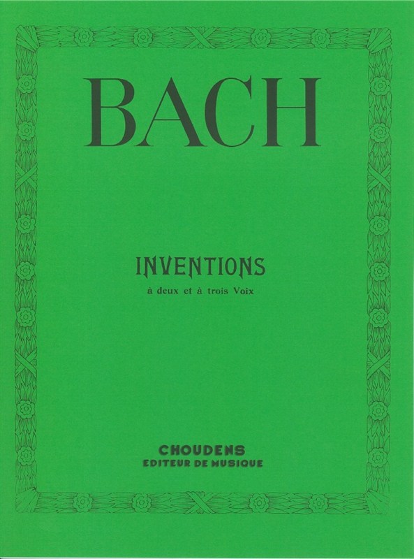 BACH INVENTIONS À 2 ET À 3 VOIX PIANO