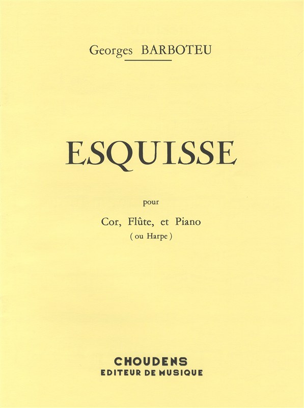 Georges Barboteu: Esquisse (Trio - Mixed)