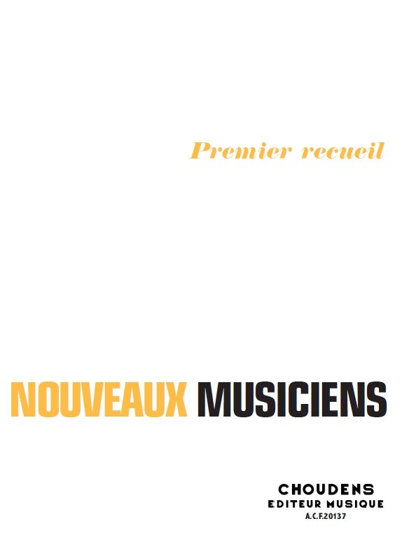 DESCAVES NOUVEAUX MUSICIENS (LES) PIANO