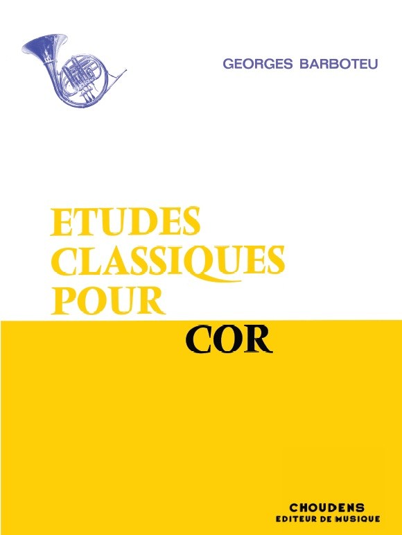 BARBOTEU ÉTUDES CLASSIQUES COR