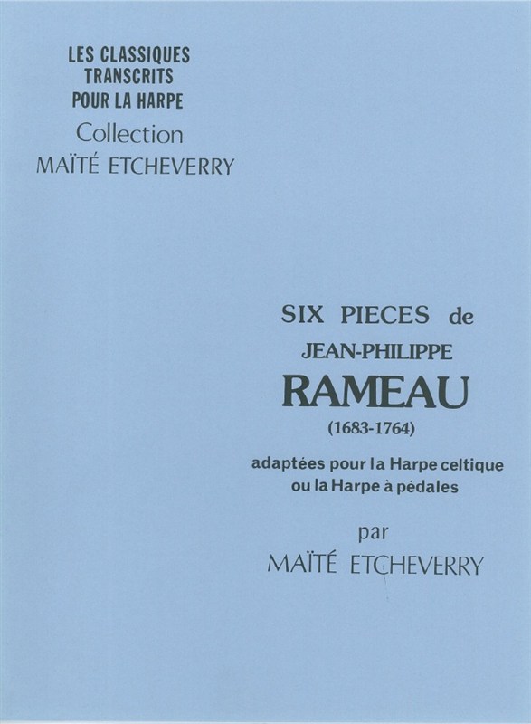 RAMEAU 6 PIÈCES DE RAMEAU HARPE CELTIQUE OU HARPE À PÉDALES