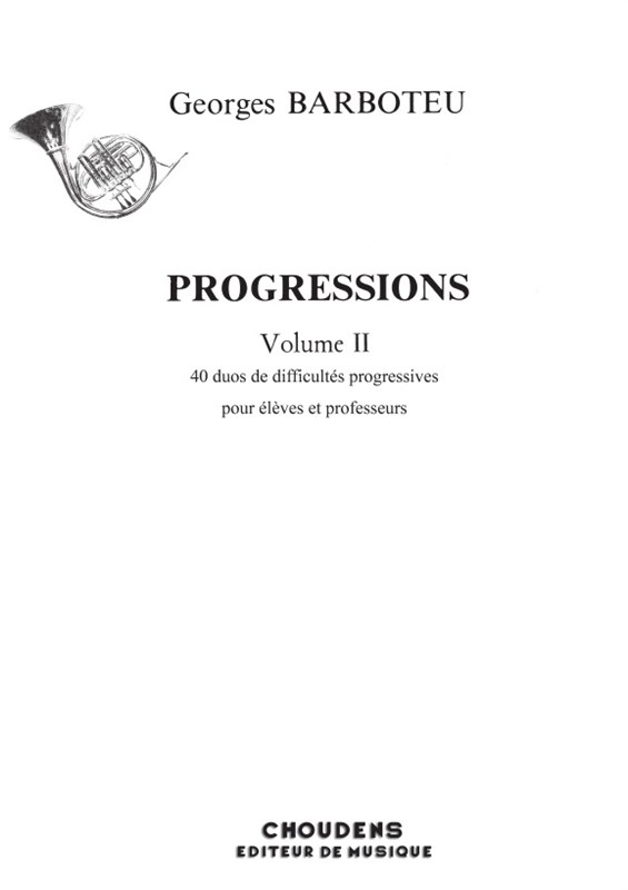BARBOTEU PROGRESSIONS COR