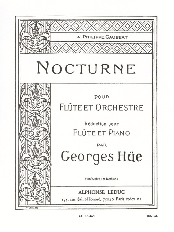 Georges Hüe: Nocturne (Flute & Piano)