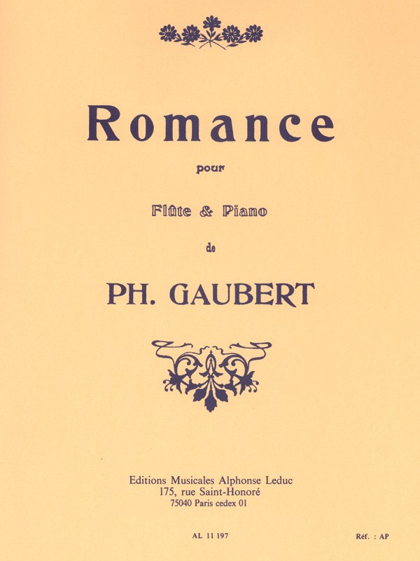 Philippe Gaubert: Romance (1951) (Flute & Piano)
