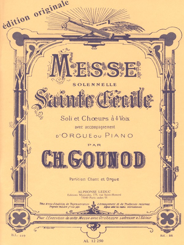 Charles Gounod: Messe Solennelle De Sainte-Cécile